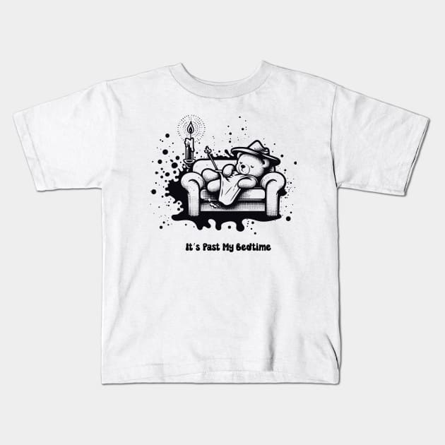 Sleeping Bear Kids T-Shirt by hippohost